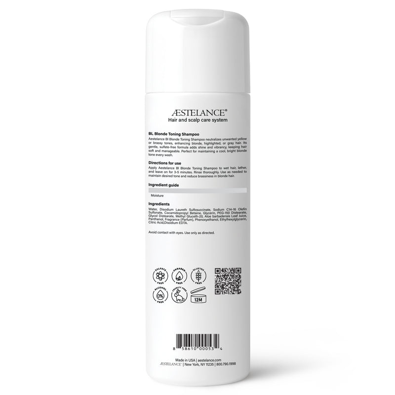 Aestelance BL Blonde Toning Shampoo 8 oz